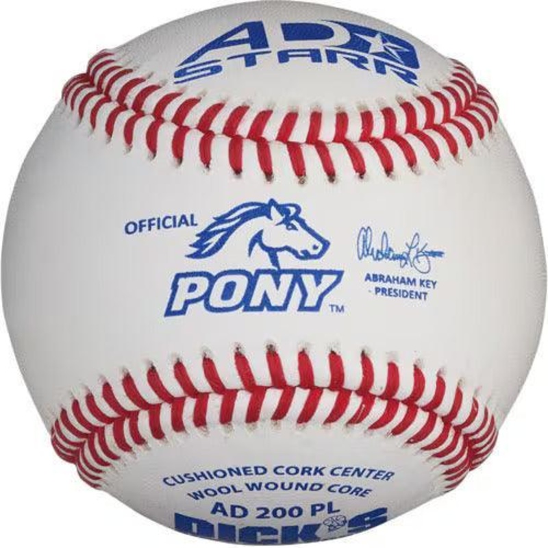 AD STARR Pony League Baseballs (Ages 16 & Under) – AD 200 PL