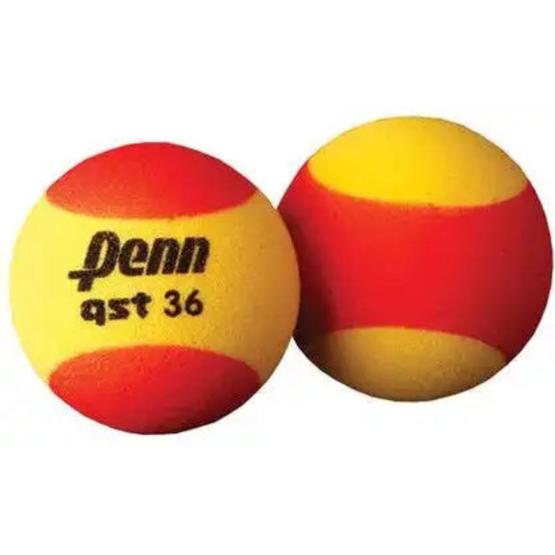 Penn QST 36 Foam Tennis Balls Bag 12x – Yellow Red