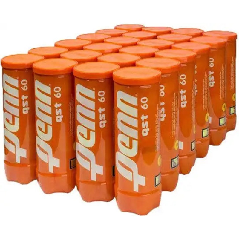 Penn QST 60 Low Compression Tennis Balls Case 24x – Yellow Orange