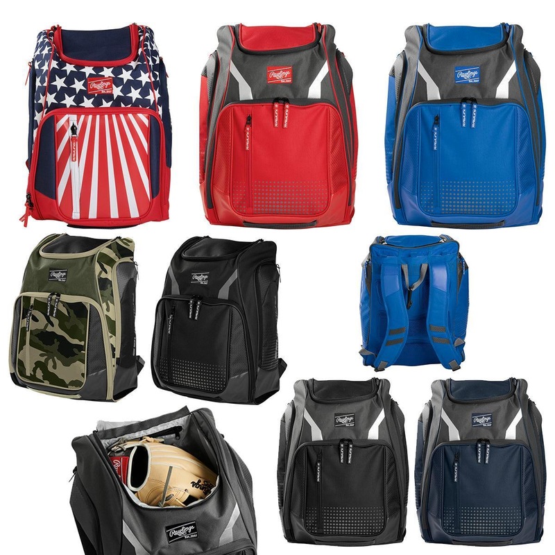 Rawlings Legion Bat Pack Bag|Black|Camo|Graphite|Navy|Royal|Scarlet|USA
