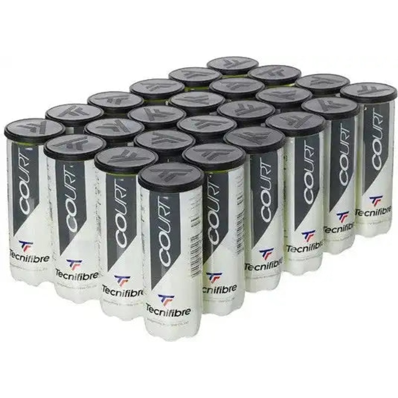 Tecnifibre All Court Tennis Balls Case 24x – Yellow