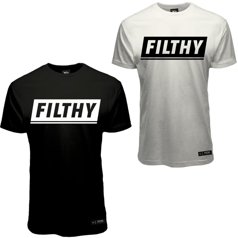 Victus ‘Filthy’ Statement Cotton Short Sleeve T Shirt