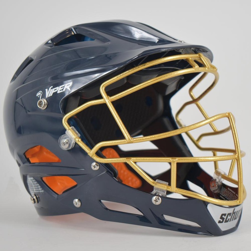 Viper Softball Pitchers Helmet – Navy/Gold
