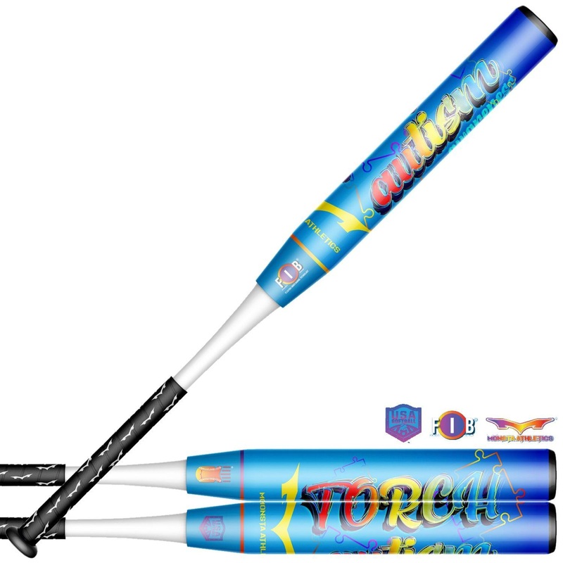 2023 Monsta Torch Autism Edition – M5  2PC – 3500 Handle – Mid-Load – USA/ASA Slowpitch Softball Bat