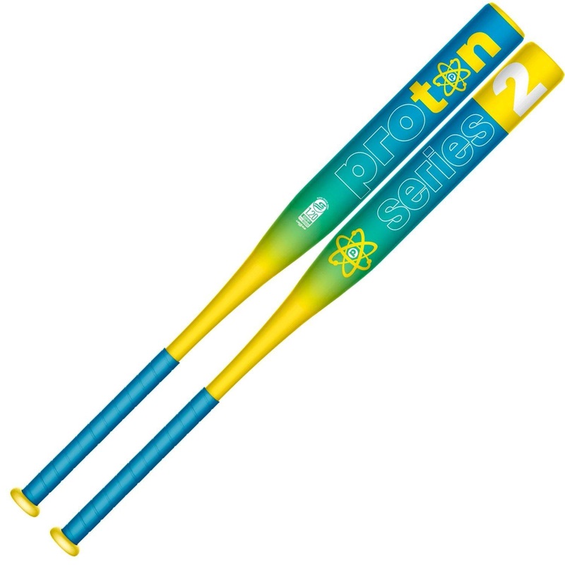 2023 Proton Series 2 – Neon Series USSSA Slowpitch Softball Bat (Atomic Blue/Yellow Cake)