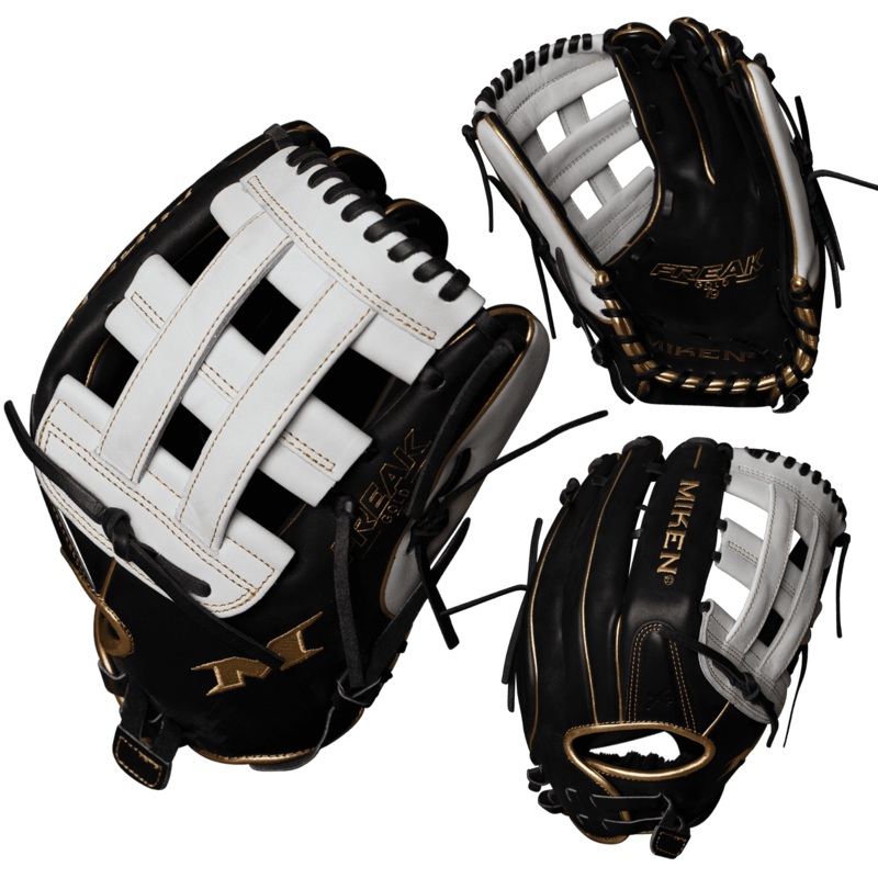 Miken Pro Series 15 Slowpitch Fielding Glove – FREAK Gold – PRO150-BWG