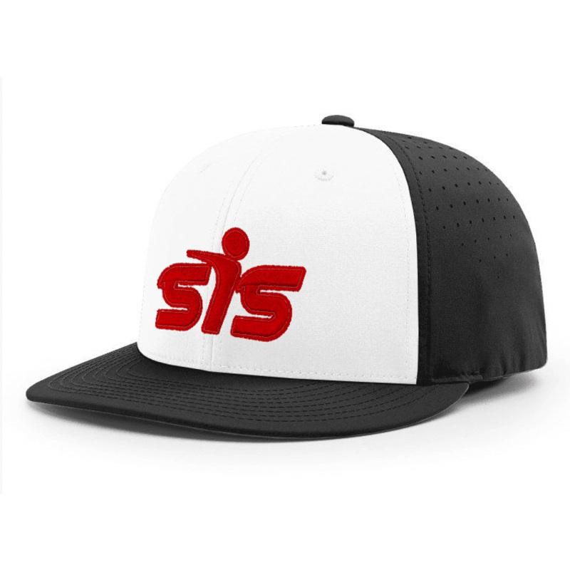 Smash It Sports CA i8503 Performance Hat – White/Black/Red