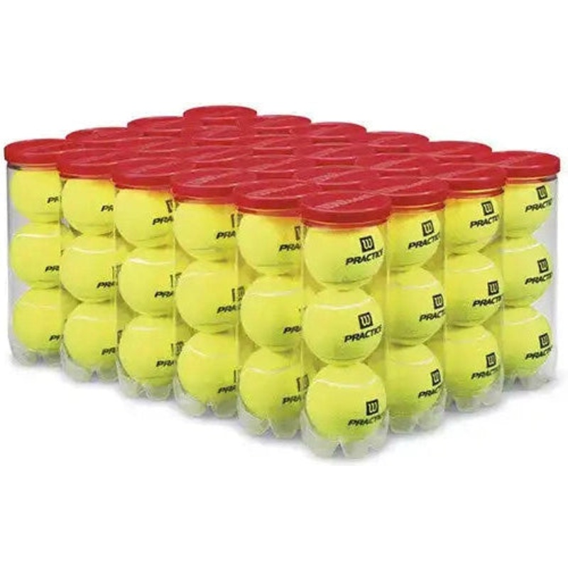 Wilson Practice Tennis Balls Case 24x – Yellow
