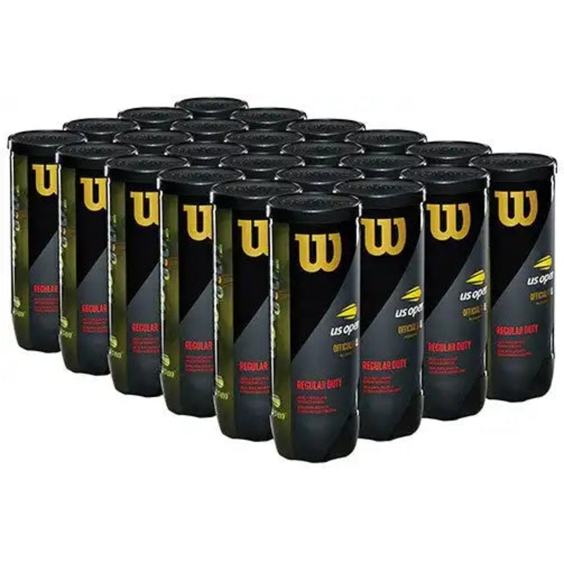 Wilson US Open Regular Duty Tennis Balls Case 24x – Yellow