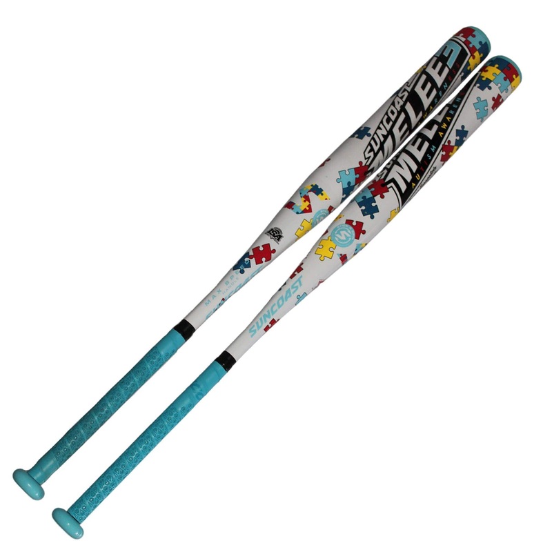 Suncoast Melee 3 Autism Awareness End Loaded 13 1PC SSUSA Senior Slowpitch Softball Bat- SMAASE