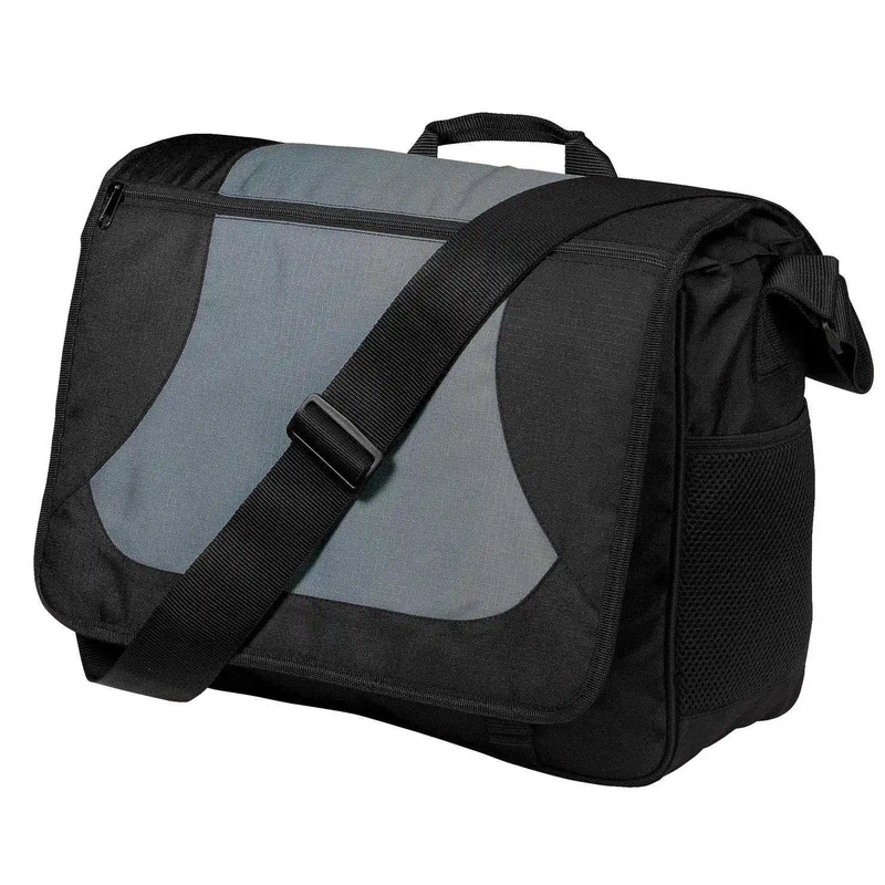 Port Authority BG78 Midcity Messenger – Dark Gray Black