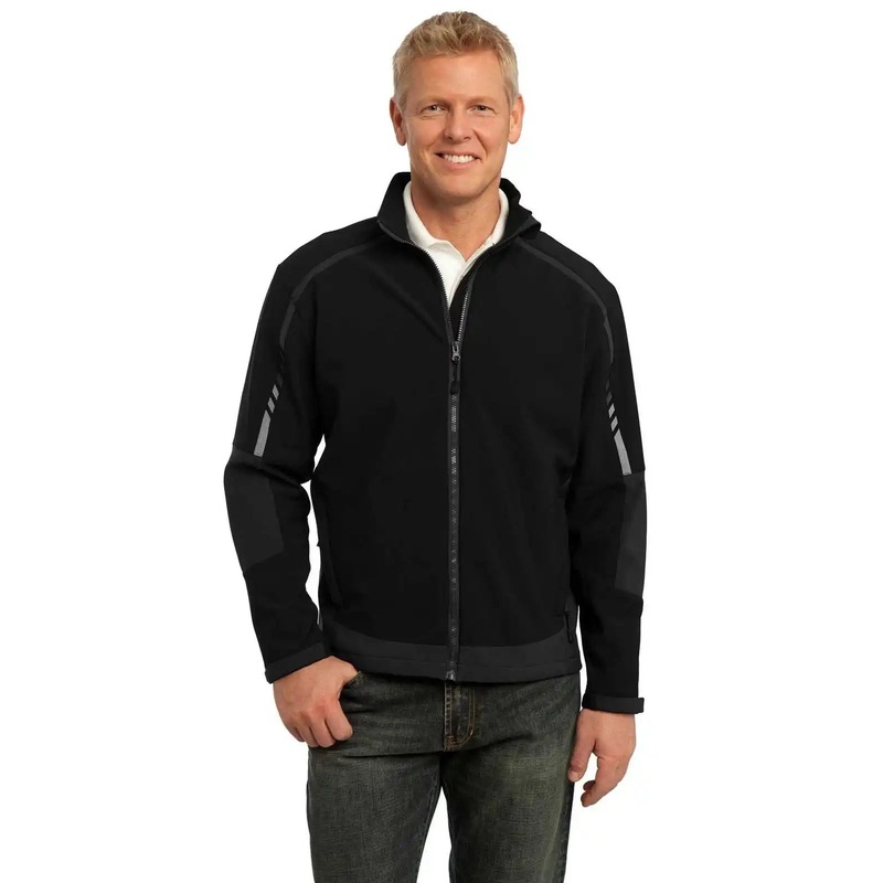 Port Authority J307 Embark Soft Shell Jacket – Black Deep Gray