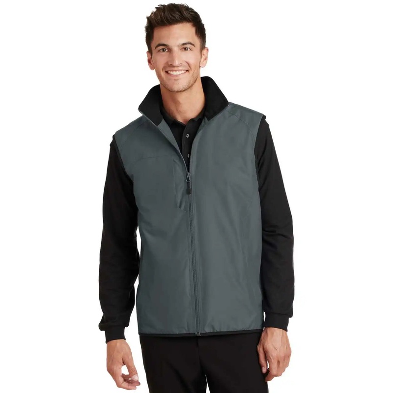 Port Authority J355 Challenger Vest – Steel Gray True Black