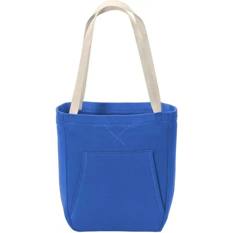 Port & Company BG415 Core Fleece Sweatshirt Tote – Royal