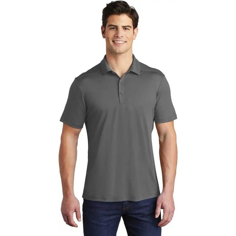 Sport-Tek ST520 Posi-UV Pro Polo – Dark Smoke Gray