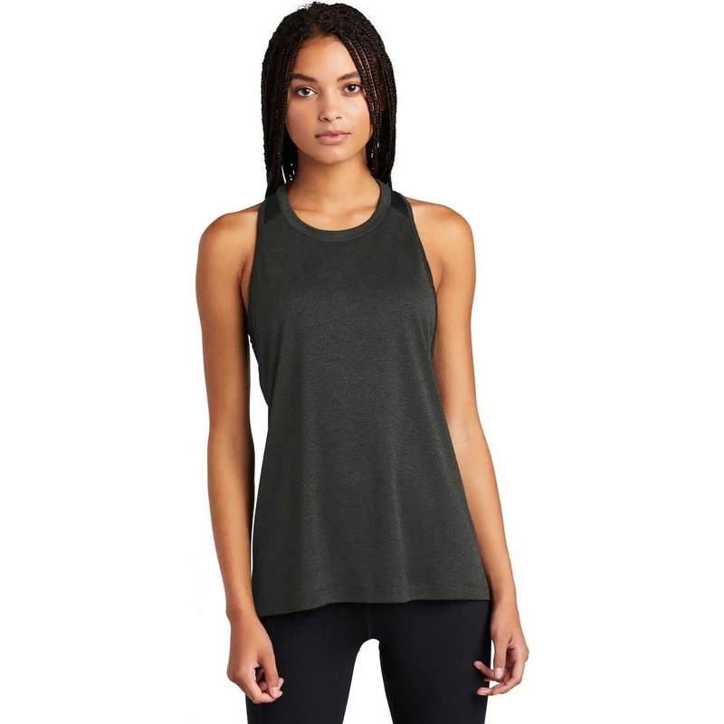 Sport-Tek LST466 Ladies Endeavor Tank – Black Heather Black