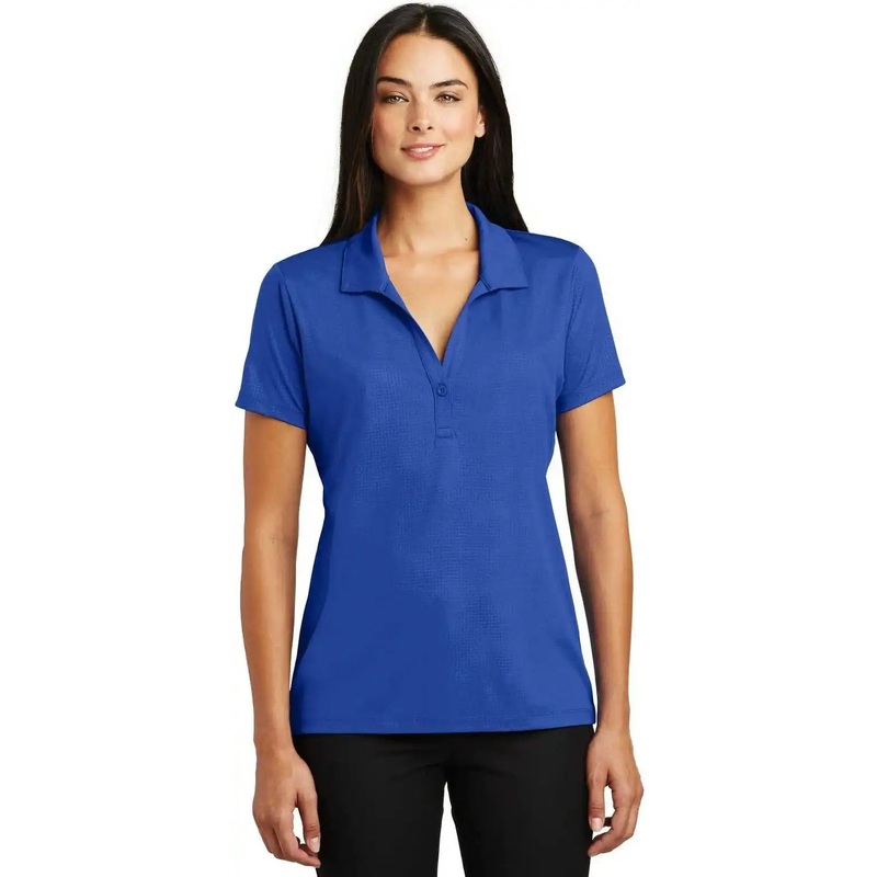 Sport-Tek LST630 Ladies Embossed PosiCharge Tough Polo – True Royal