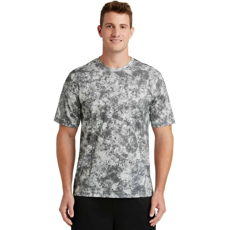 Sport-Tek ST330 Mineral Freeze Tee – Dark Smoke Gray