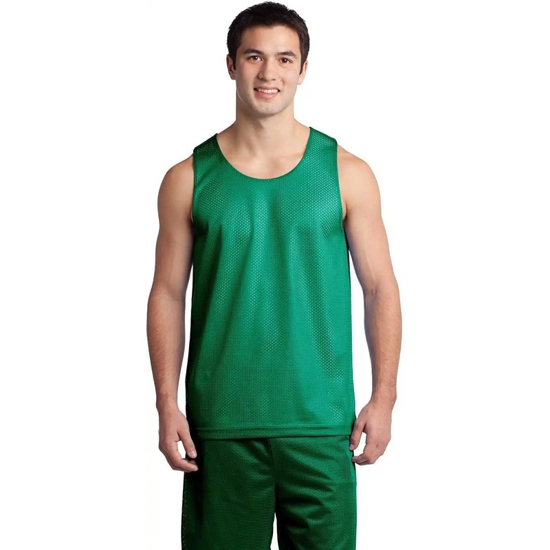 Sport-Tek ST500 PosiCharge Classic Mesh Reversible Tank – Kelly Green