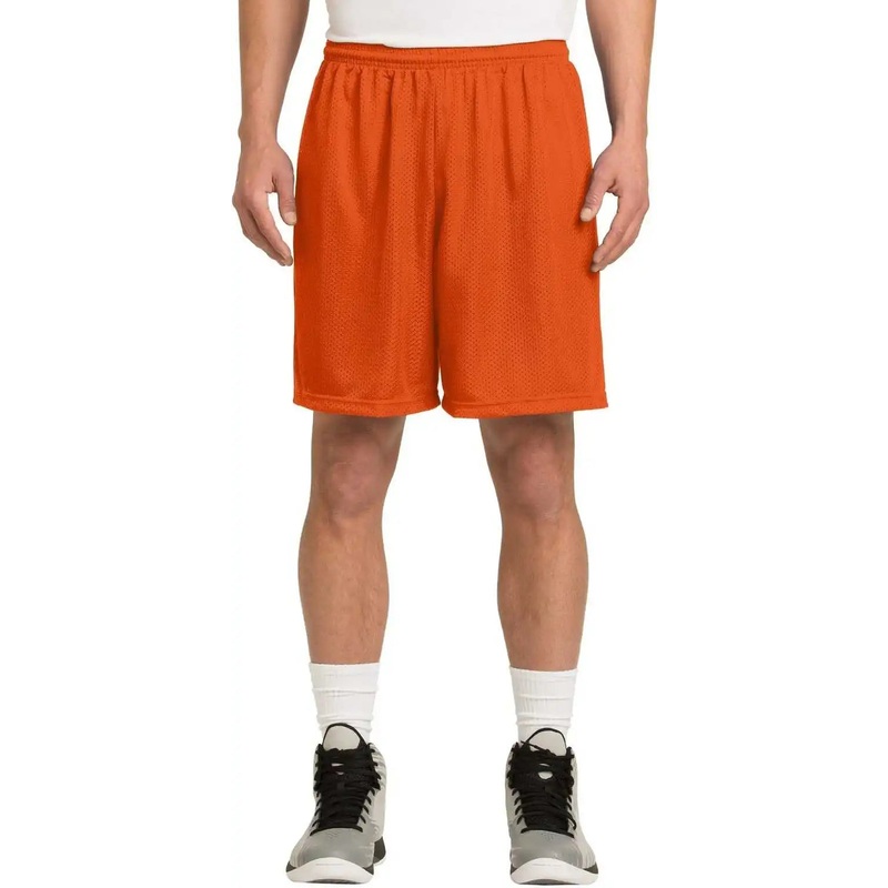 Sport-Tek ST510 PosiCharge Classic Mesh Short – Deep Orange
