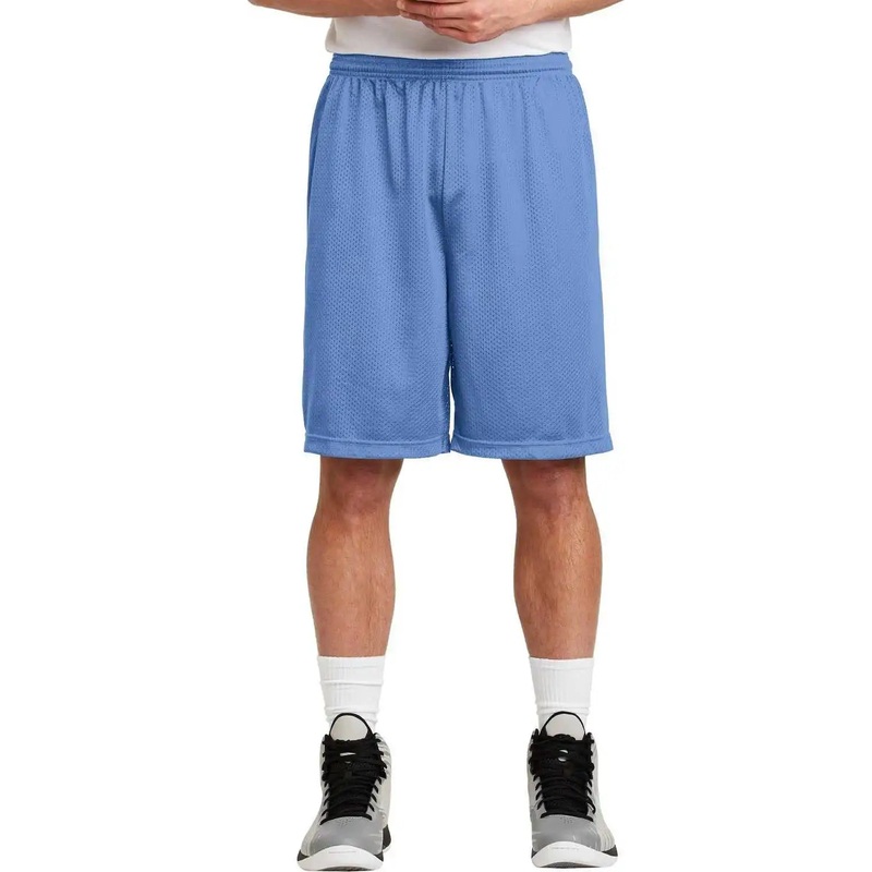 Sport-Tek ST515 Long PosiCharge Classic Mesh Short – Carolina Blue