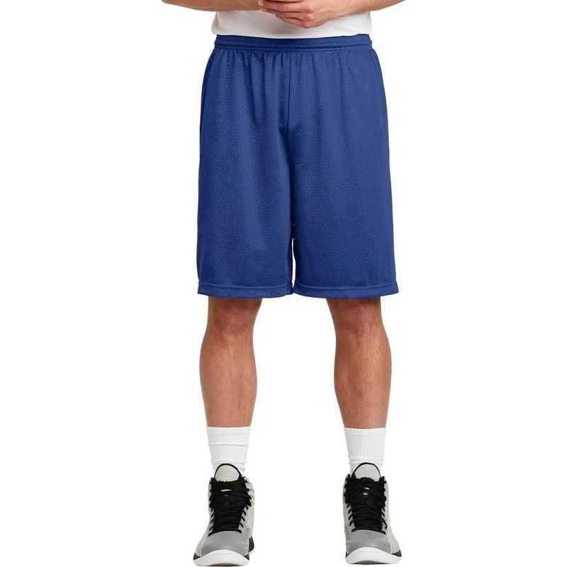 Sport-Tek ST515 Long PosiCharge Classic Mesh Short – True Royal