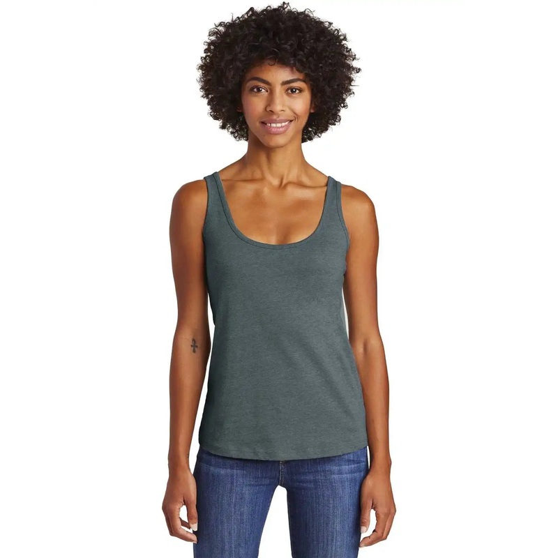 Alternative AA6044 Women’s Runaway Blended Jersey Tank – Heather Deep Charcoal
