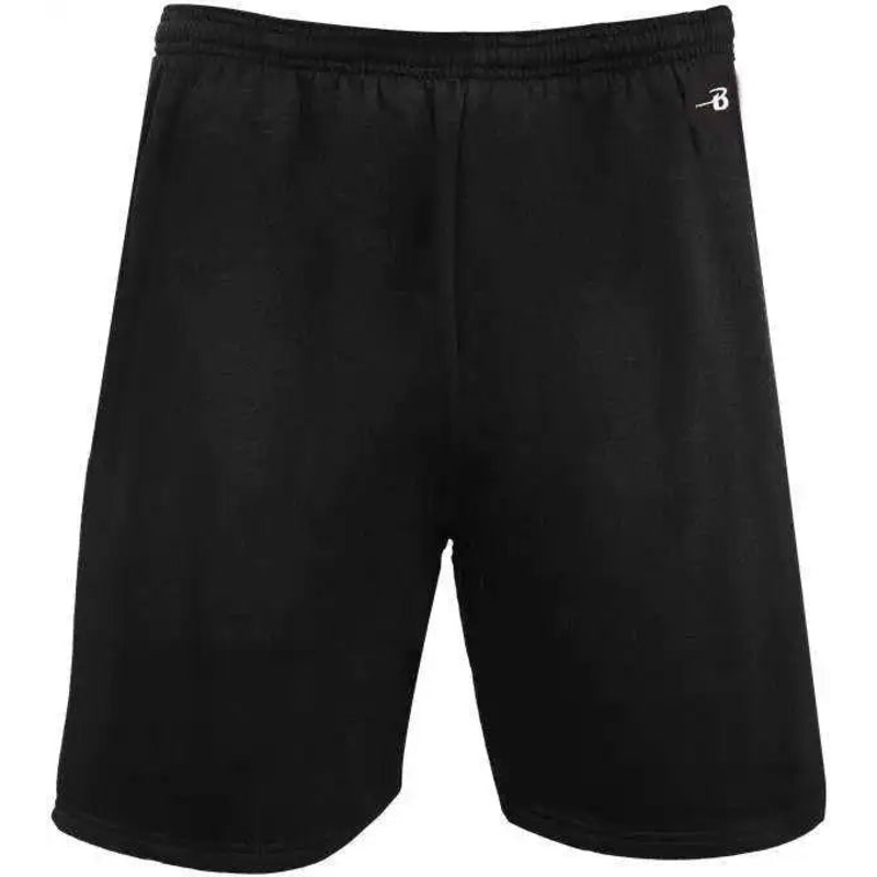 Badger Sport 1207 Athletic Fleece 7 Short – Black