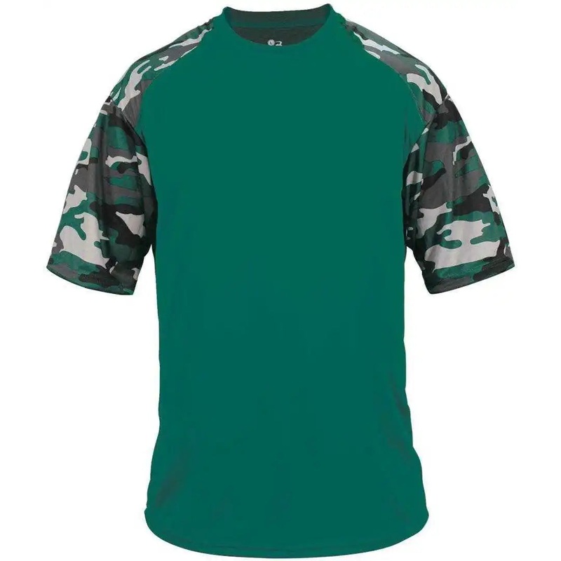 Badger Sport 2141 Camo Sport Youth Tee – Forest Forest Camo