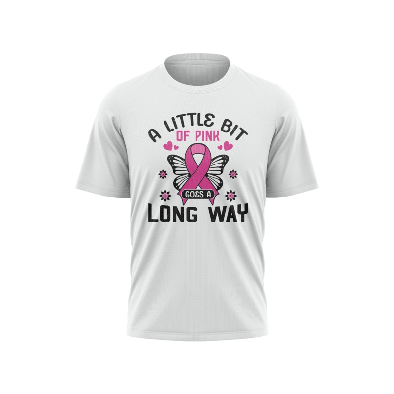 Breast Cancer Awareness Short Sleeve Shirt – A Little Pink
