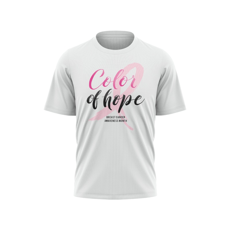 Breast Cancer Awareness Short Sleeve Shirt – Color of Hope