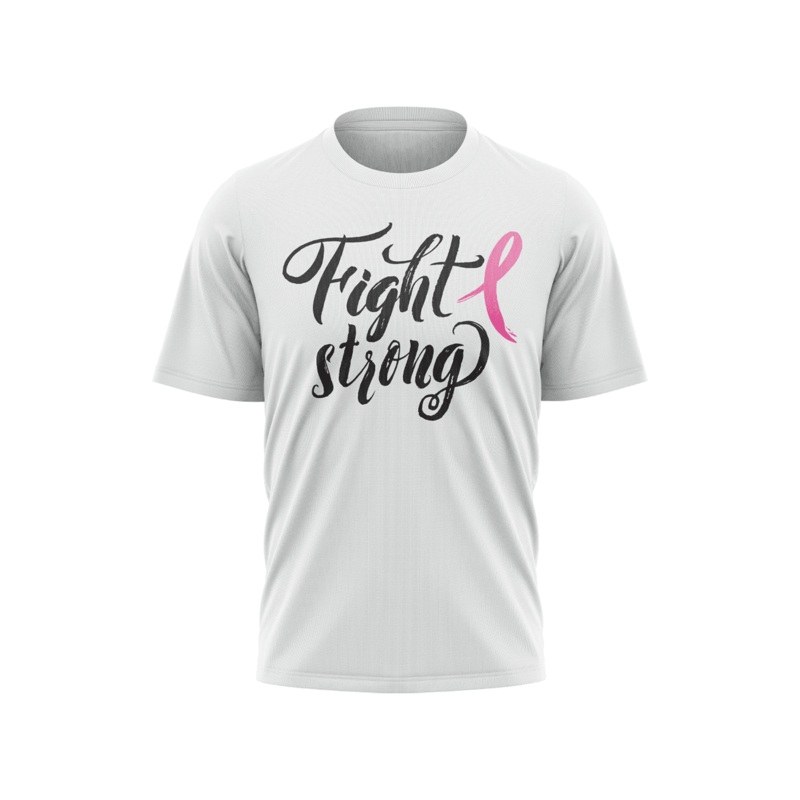 Breast Cancer Awareness Short Sleeve Shirt – Fight Strong