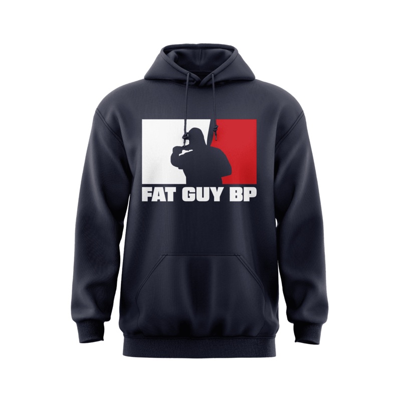 Fat Guy BP Hoodie – Navy|S|M|L|XL|2X|3X|4X