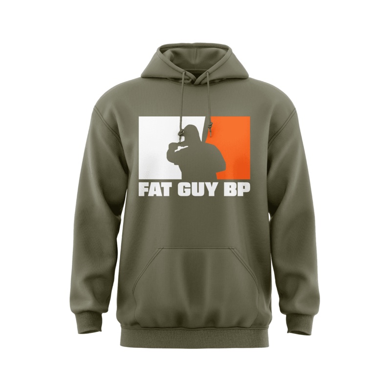 Fat Guy BP Hoodie – Olive Green