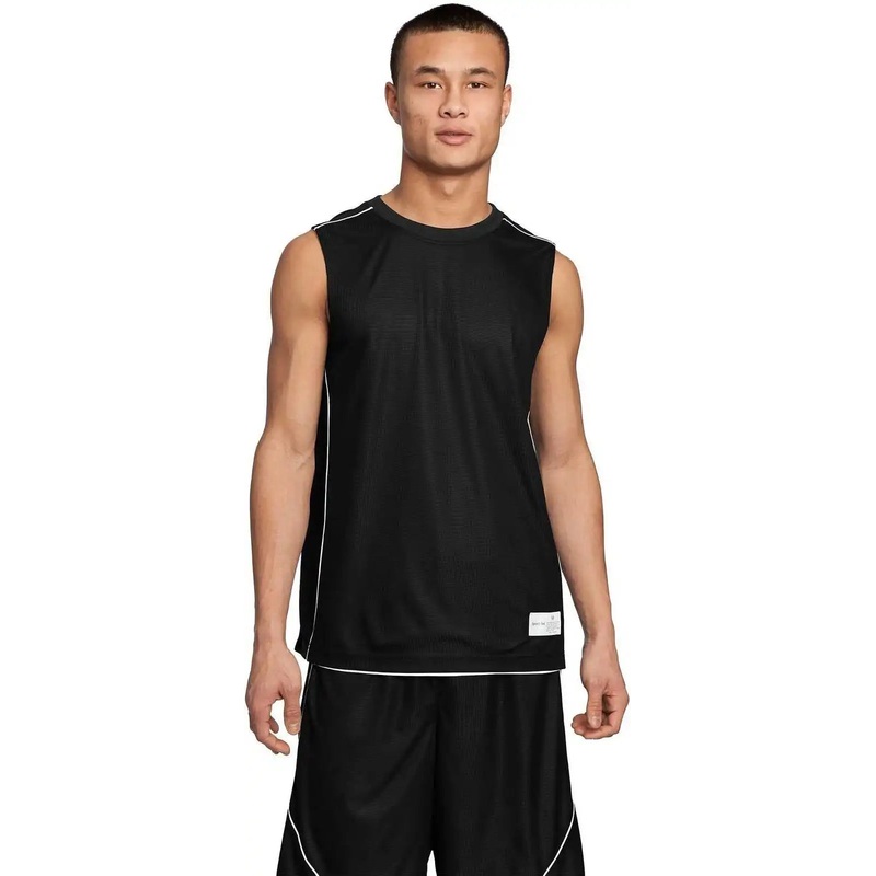 Sport-Tek T555 PosiCharge Mesh Reversible Sleeveless Tee – Black