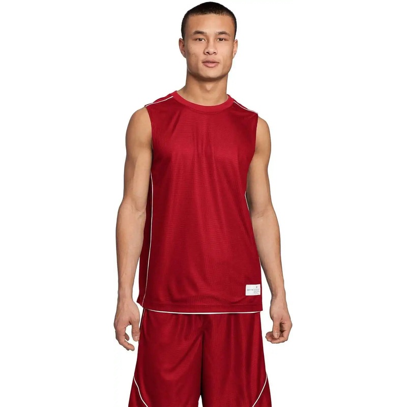 Sport-Tek T555 PosiCharge Mesh Reversible Sleeveless Tee – True Red
