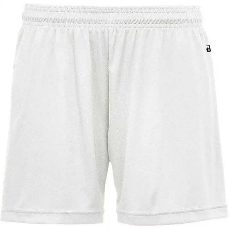 Badger Sport 2116 Girls B-Core Short – White