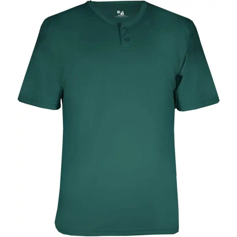 Badger Sport 2930 Youth B-Core Placket – Forest