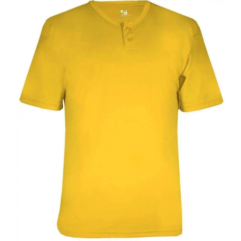 Badger Sport 2930 Youth B-Core Placket – Gold