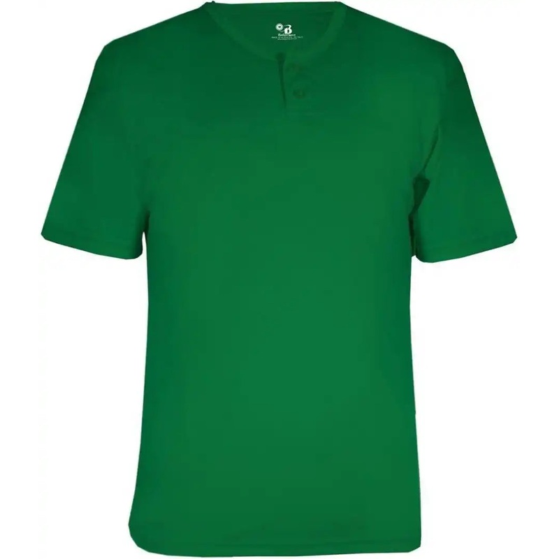 Badger Sport 2930 Youth B-Core Placket – Kelly