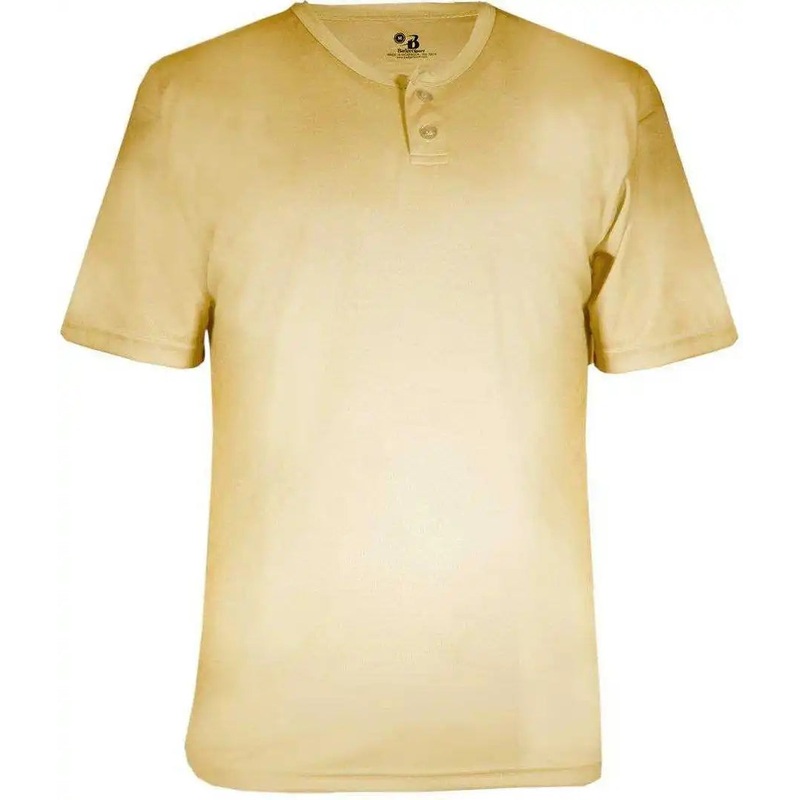 Badger Sport 2930 Youth B-Core Placket – Vegas Gold