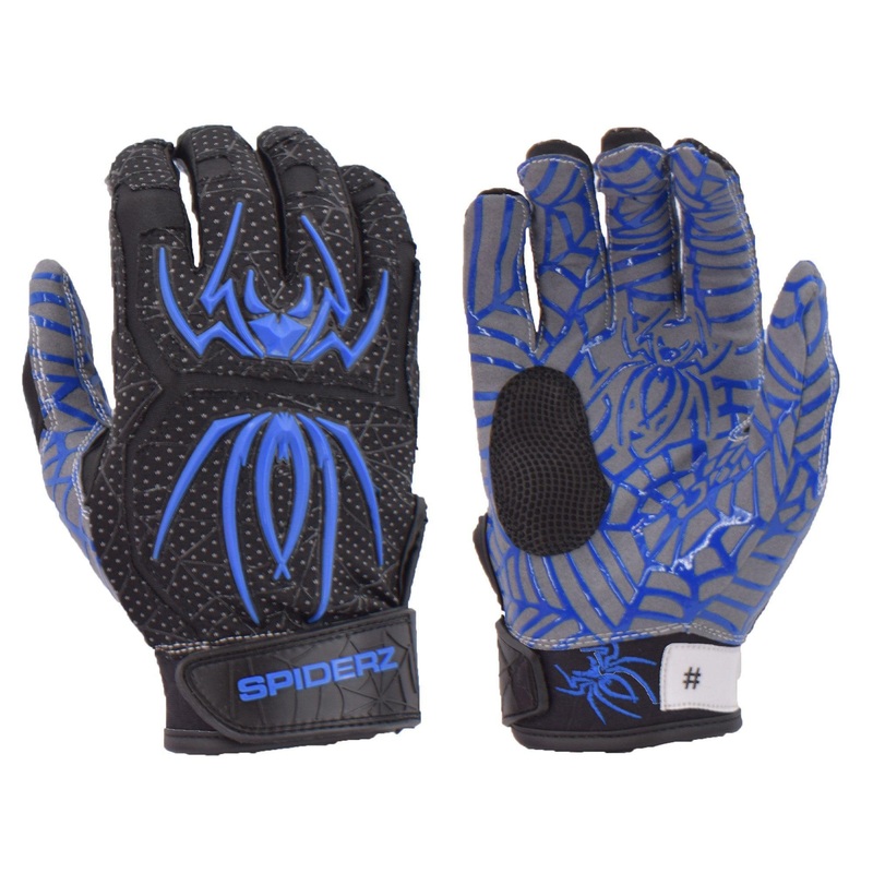 Spiderz HYBRID Batting Gloves – Black/Royal