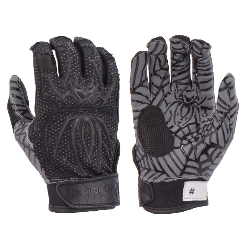 Spiderz HYBRID Batting Gloves – Blackout