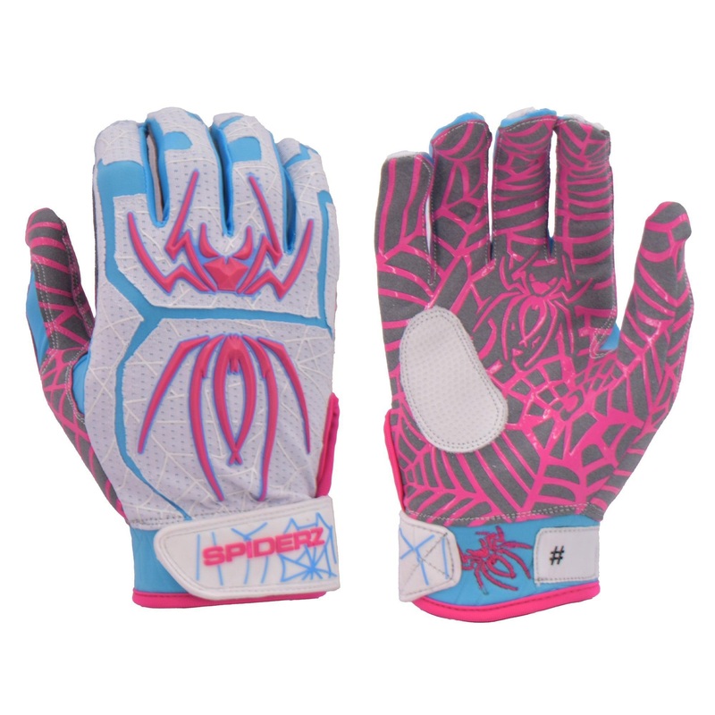 Spiderz HYBRID Batting Gloves – Miami Vice (White)
