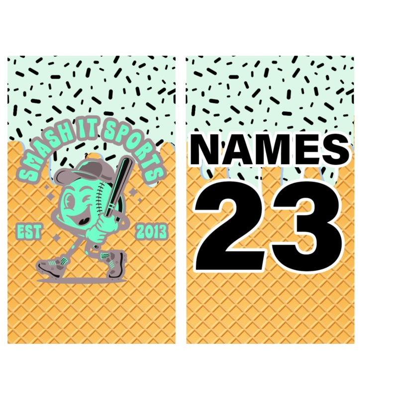 Smash It Sports Mint Chip Bag Tag