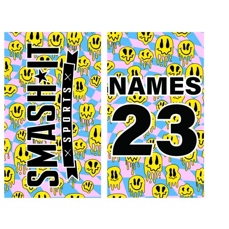 Smash It Sports Smiley Drip Bag Tag