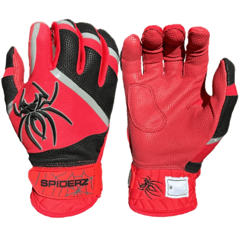 Spiderz Pro Premier Batting Gloves – Red/Black/Graphite