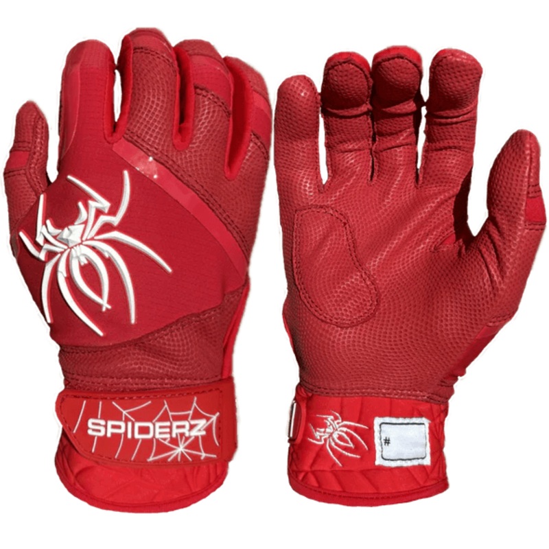 Spiderz Pro Premier Batting Gloves – Red/White