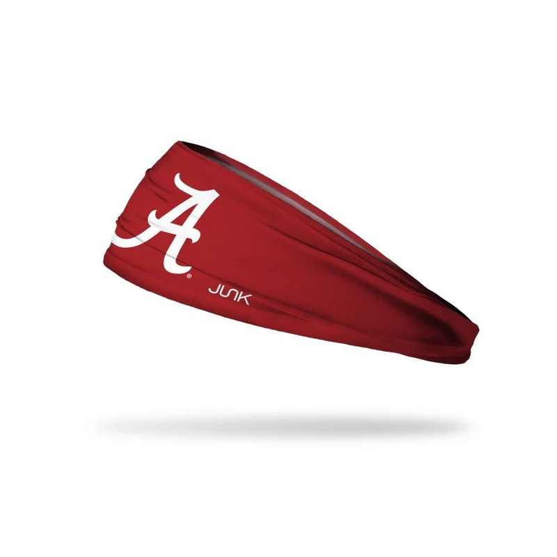 Junk Headband University of Alabama: White and Crimson – Big Bang Lite