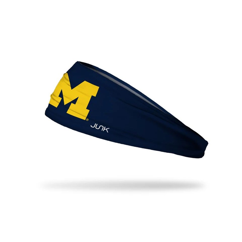 Junk Headband University of Michigan: Logo Blue – Big Bang Lite